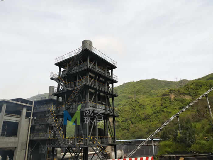河北百瑞彩票湖北黄磷炉前烟气电除雾器成功运行