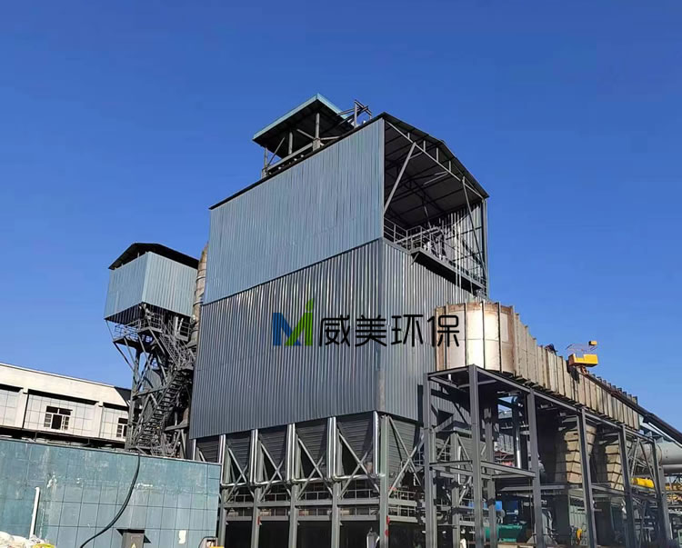 布袋除尘系统施工完毕,待调试